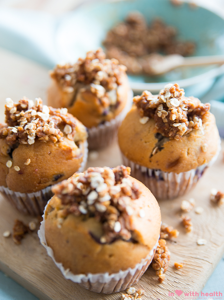 crumble muffins