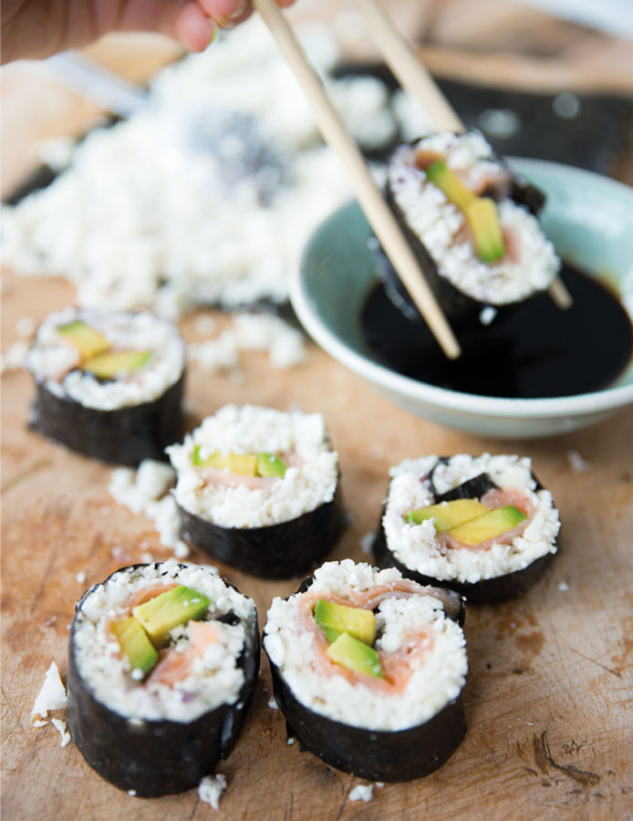 Bloemkool sushi