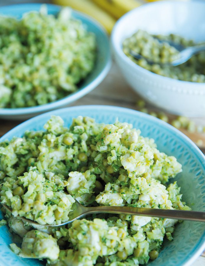 Green broccoli curry